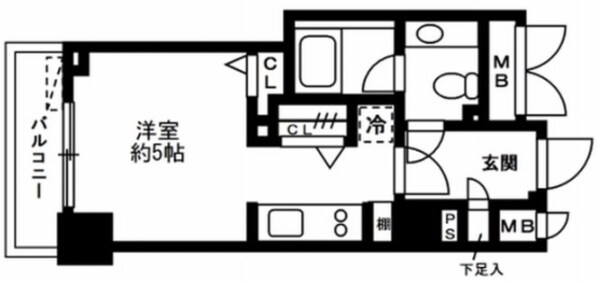 レジディア恵比寿Ⅲの物件間取画像